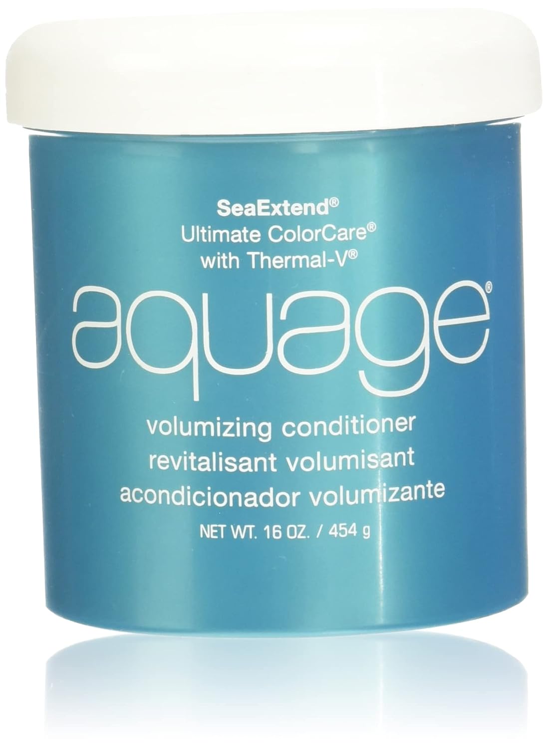 Aquage SeaExtend Volumizing Conditioner - Color-Safe, Lightweight Formula for Fine Hair | 16 oz with AlgaePlex & Thermal-V Technology