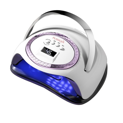 Professional UV LED Nail Lamp, 66 LEDs Nail Dryer with Smart Sensor, Digital Display & 4 Timers, Fast Curing for Gel Polish, Rhinestone Glue, Solid & Liner Gel, for Home & Salon Use