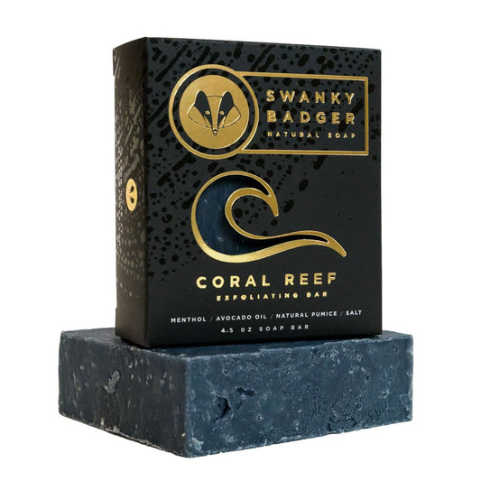 Swanky Badger Coral Reef - Stylish Men's Wallet with RFID Protection | Slim Design