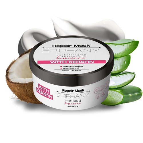 Epiphany Intensive Repair Hair Mask - Deep Conditioning Treatment for Damaged Hair | Frizz Control & Elasticity Restoration