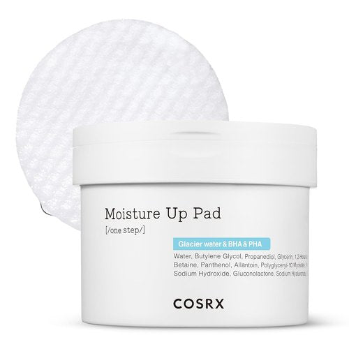 COSRX Moisture Up Pads - Gentle Daily Exfoliant for Sensitive Skin | 70 Sheets for Breakout Prevention & Nourishment