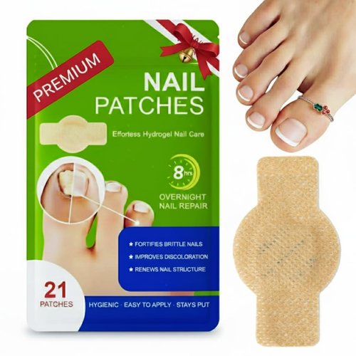 Premium Fungal Nail File Patches Toe Foot Repair Care Extra Fungus Strength 21 Pcs Nighttime Damaged Treatment tolnaftate Toenail ingrown Nails Strengthen 8 Hour Safe Sensitive gift for Women Men.