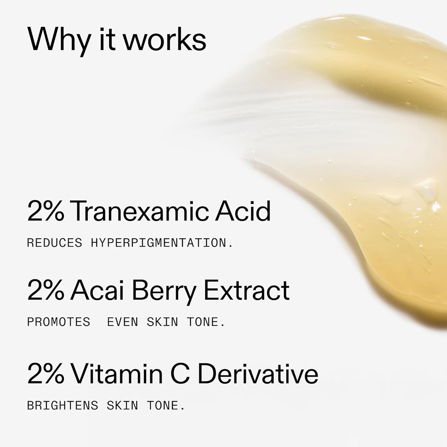 The INKEY List Tranexamic Acid Serum - Reduce Dark Spots & Skin Discoloration | 1 fl oz