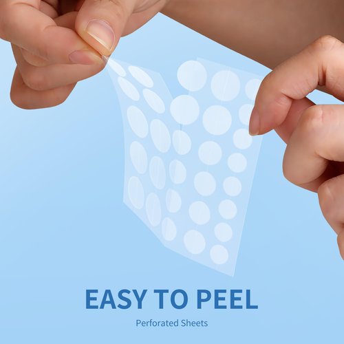 Daolyo Pimple Patches for Face - 3 Size 510 Counts Hydrocolloid Acne Patches for Covering Zits and Blemishes, Spot Stickers with Salicylic Acid, Tea Tree Oil & Calendula Oil(8mm,10mm,12mm)