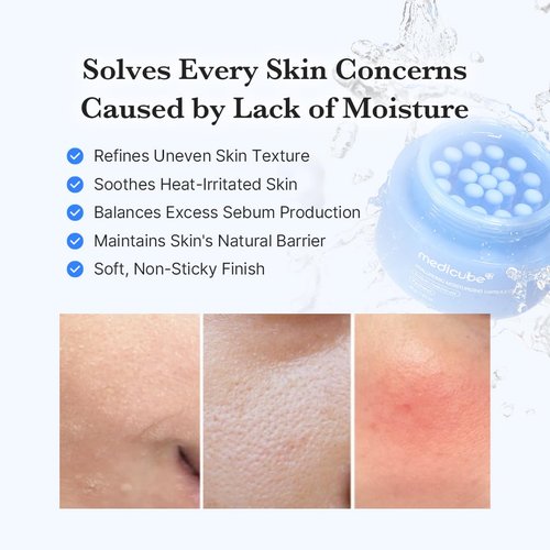 Medicube Hydration & Glow Capsule Duo - Hyaluronic Acid & Salmon DNA Cream | Firming, Plumping Moisture for Radiant Skin