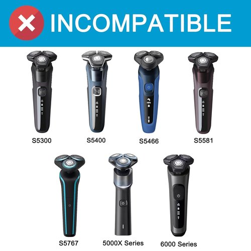 Philips Aquatec SH50 Replacement Blades - 6-Pack Compatible with 5000 Series Shavers