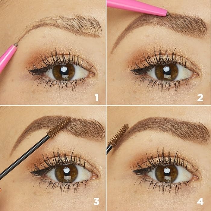 Tarte Big Ego Brow Pencil & Tinted Gel - 2-in-1 Waterproof Eyebrow Solution for Fuller, Thicker Brows