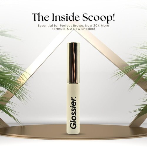 Glossier Boy Brow Volumizing Eyebrow Gel-Pomade - Medium-Dark Brown for Fuller Brows