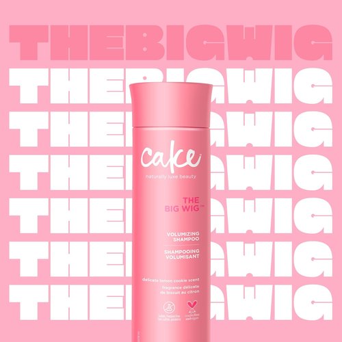 Cake Beauty Shampoo - The Big Wig | Weightless Cleansing & Nourishing Formula with Aloe Vera, Rice & Soy Protein - 10 Fl Oz / 295 ml