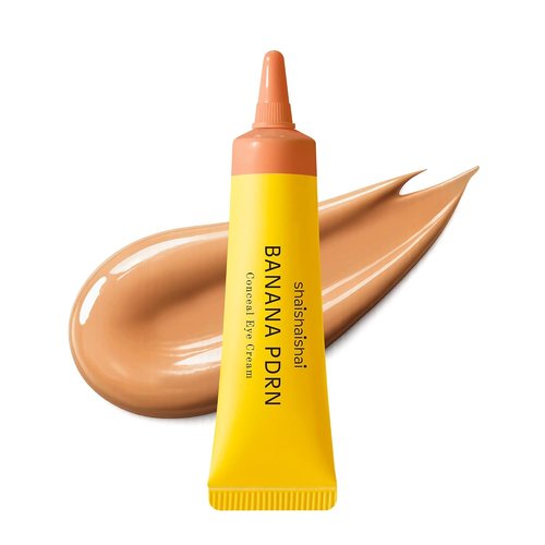 **Shaishaishai Banana PDRN Conceal - Hydrating Under Eye Cream for Dark Circles, 0.52 oz (Caramel)**