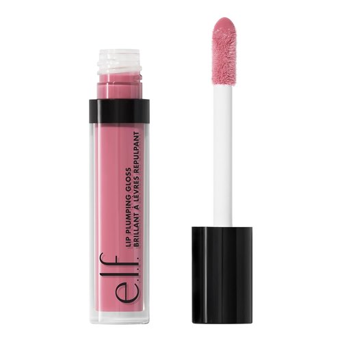 e.l.f. Lip Plumping Gloss - High-Shine Hydrating Formula for Fuller Lips | Vegan & Cruelty-Free, Sparkling Rosé