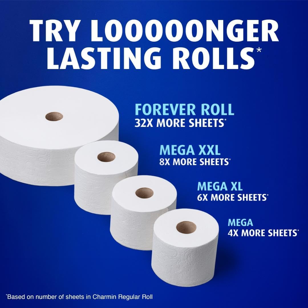 Charmin Ultra Soft Toilet Paper - 6 Mega Rolls for Ultimate Comfort | Equivalent to 24 Regular Rolls