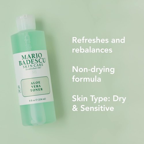 Mario Badescu Aloe Vera Toner - Hydrating Facial Toner for Dry & Sensitive Skin | Soothes & Refreshes