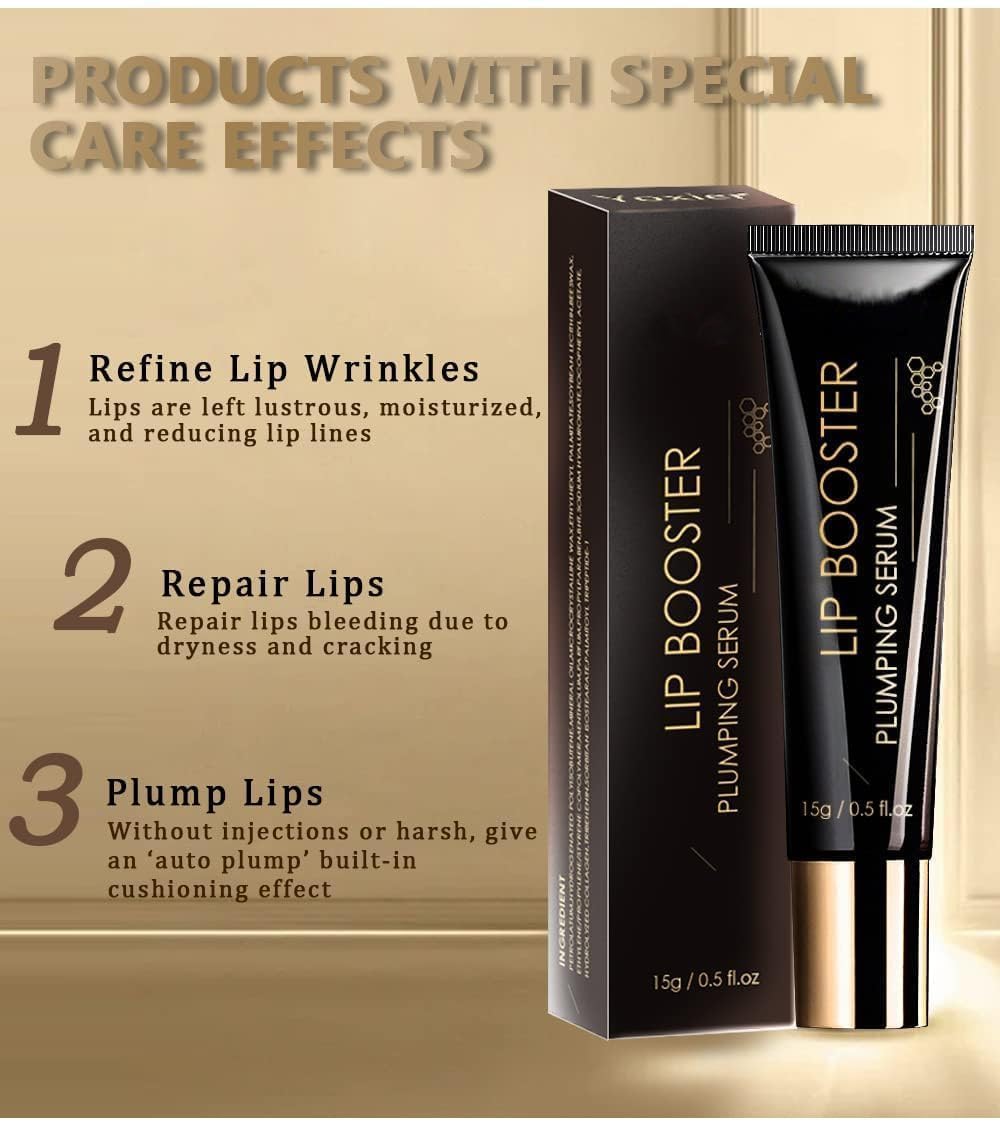 Skiennix Collagen Lip Booster Serum - Plumping & Anti-Wrinkle Treatment for Smooth, Youthful Lips