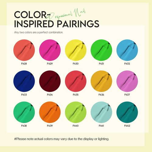 Morovan Orange Nail Polish Set: Yellow Neon Rainbow Quick Dry Spring Summer 15 Vibrant Colors Fingernail Polish Regular Nail Polish Kit Finger Nail Pack Fall Gifts for Women