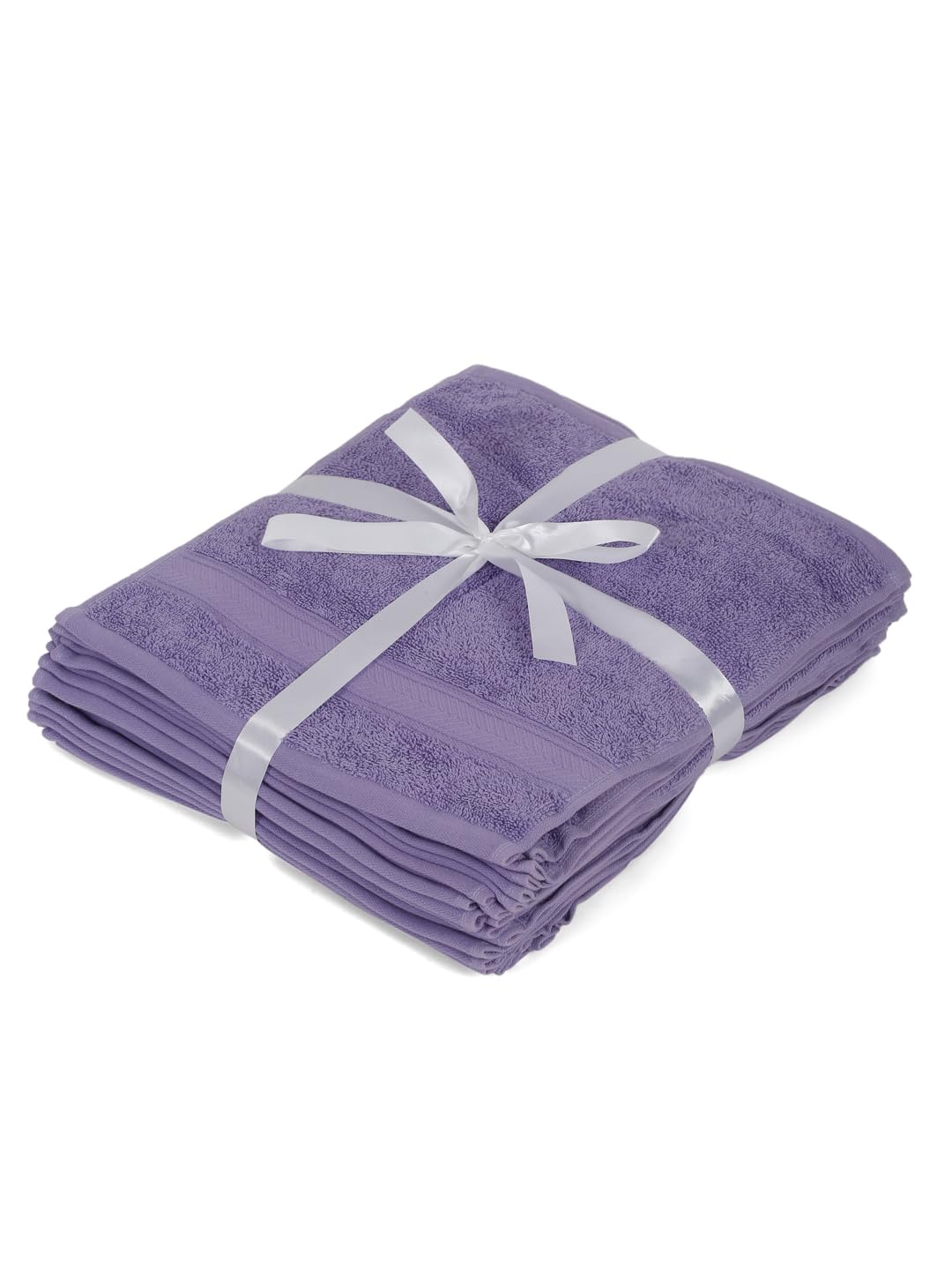 Casa Lino 24 Pack Wash Cloths Set, (12" X12) 100% Cotton wash Cloths, wash Cloths for Your face and Body, Highly Absorbent & fingertip Soft wash Cloths for Your face and Body, Purple