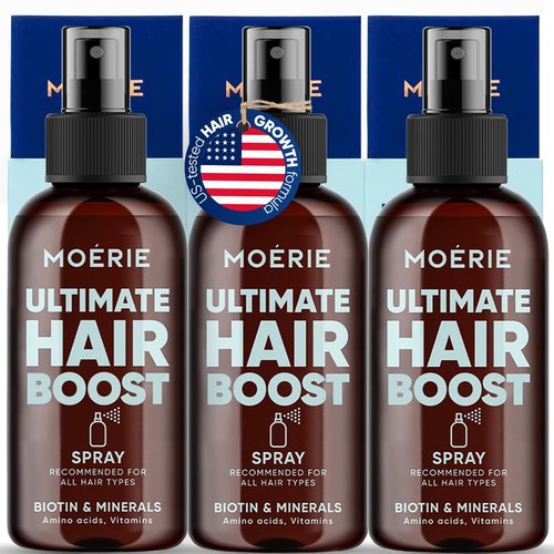 Moerie Hair Growth Serum Spray - Biotin & Rosemary Formula for Thinning Hair | Scalp Care Solution
