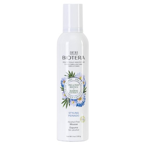 BIOTERA Styling Mousse - Lightweight, Alcohol-Free Formula for Instant Texture & Body | Vegan & Color-Safe