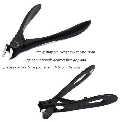 SZQHT Podiatrist Toenail Clippers Set, Professional Toe Nail Clippers for Thick & Ingrown Nails Cutter for Men,Women,Seniors,Heavy-Duty Manicure Set Pedicure Kit for Elder