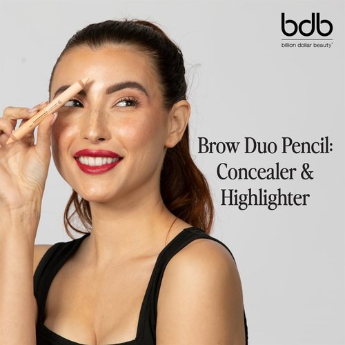 Bdb Brow Duo Pencil - Creamy Blendable Concealer & Buildable Highlighter | Perfect for All Skin Tones