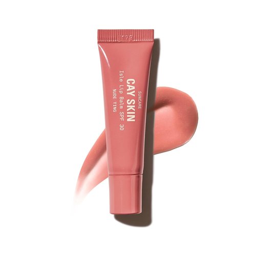 Cay Skin Isle Lip Balm SPF 30 - Hydrating, High Shine Lip Gloss in Vanilla Brown Sugar - 0.35 oz
