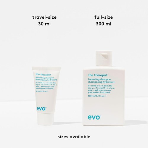 EVO The Therapist Hydrating Shampoo - Hydrates and Strengthens Color-Treated Hair - 300ml