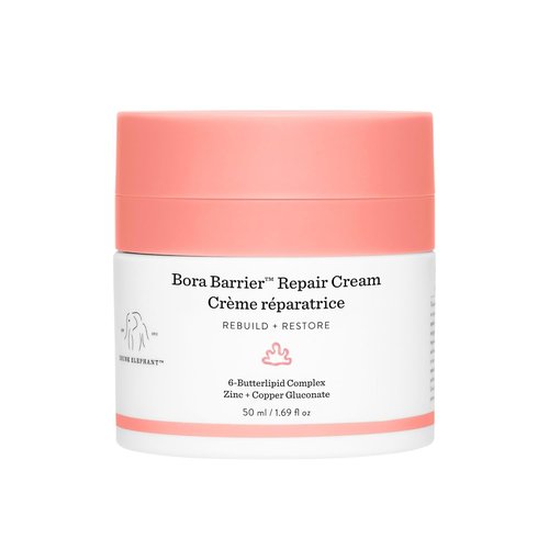 Drunk Elephant Bora Barrier Repair Cream - Ultra-Rich Moisturizer - Clean Clinical Skincare - Cruelty-Free - Dermatologist-Tested - Free of Essential Oils, Silicones, and Fragrance