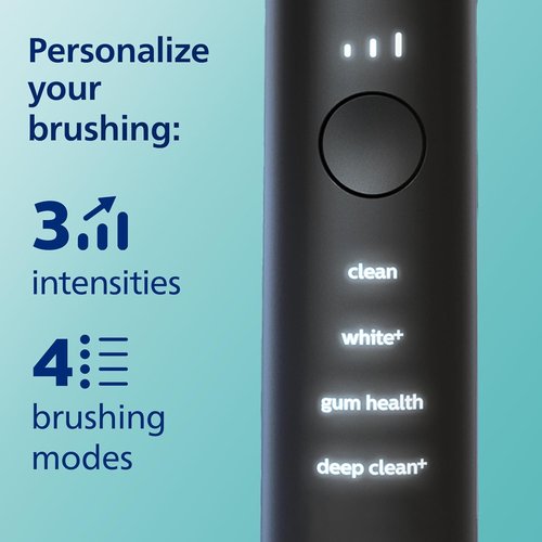 Philips Sonicare DiamondClean Smart 9300 Electric Toothbrush - Sonic Technology, App Connectivity, 4 Modes, Black | Model HX9903/15