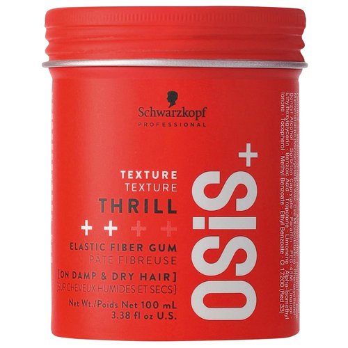 OSiS+ Thrill Fibre Gum - Medium Hold Styling Paste for Flexible Control & Natural Shine