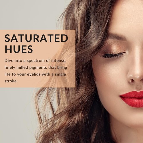 Color Me Beautiful | Color Pro Single Eyeshadow - Full Pigment, Long-Lasting, Cruelty-Free