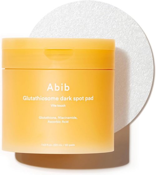 Abib Glutathiosome Dark Spot Pads - Brightening Toner Pads with Niacinamide & Glutathione | 60 Pads