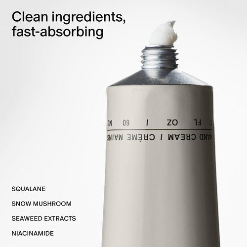 Salt & Stone Hand Cream - Hydrating & Nourishing Formula for Dry Cracked Hands | Fast-Absorbing | Santal & Vetiver 2 fl oz