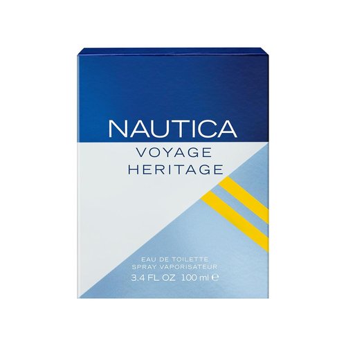 Nautica Voyage Heritage - 3.4 Oz Men's Fragrance | Fresh & Invigorating Scent for All-Day Wear