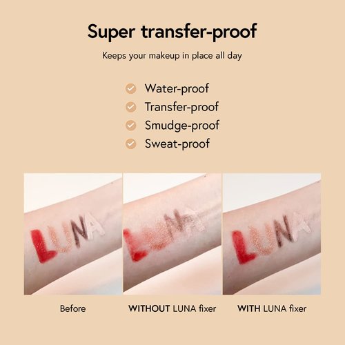 LUNA Setting Fixer Spray - Long Lasting, Weightless Micro-Fine Mist, Natural Finish, 3.3 fl oz