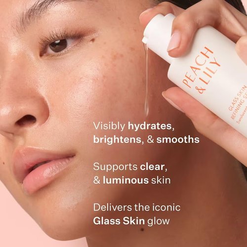 Peach & Lily - Glass Skin Refining Serum | Hyaluronic Acid & Niacinamide for Sensitive Skin (1.35 oz)