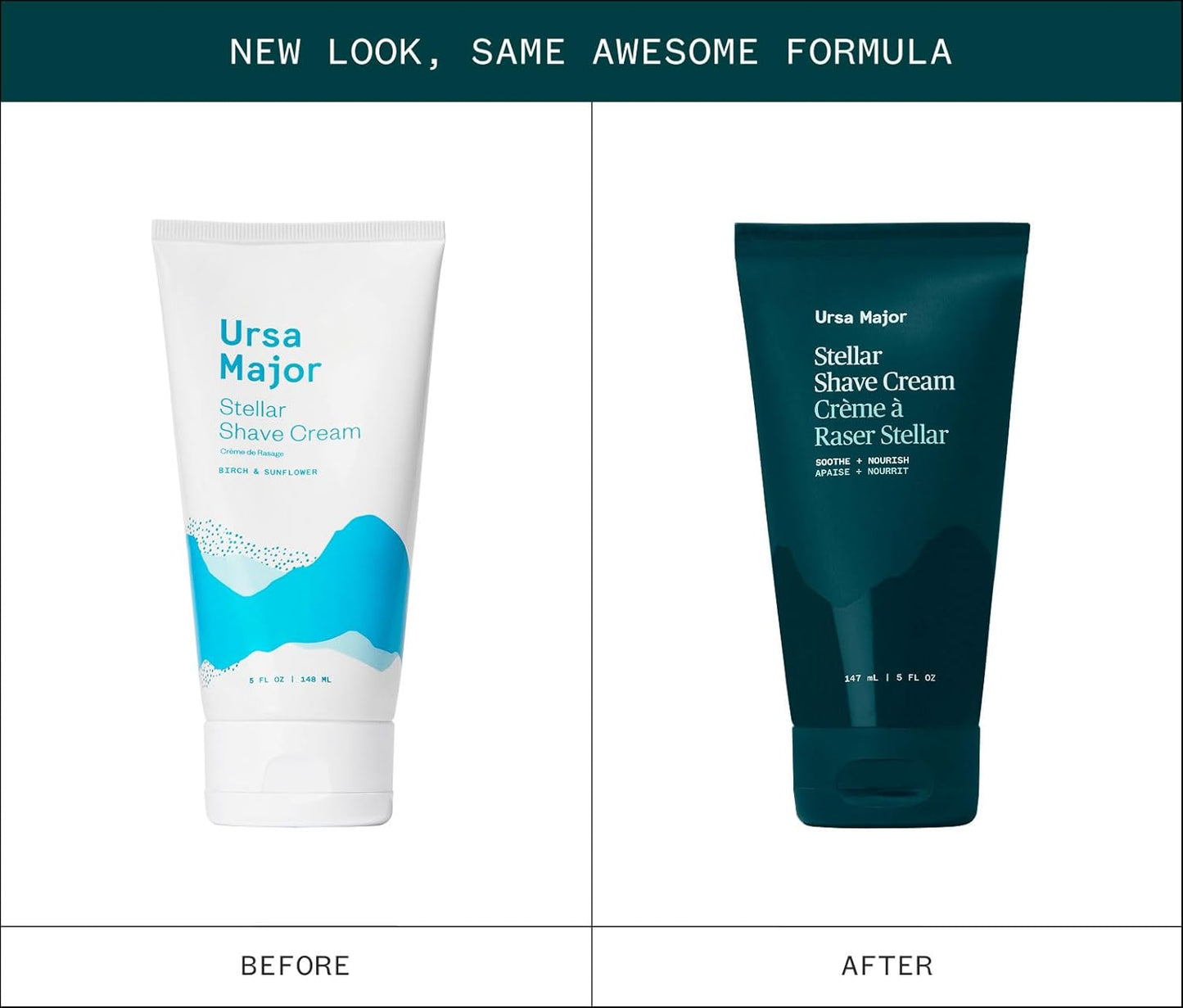 Ursa Major Natural Shave Cream - Non-Irritating, Vegan & Cruelty-Free Formula | 5 Ounces