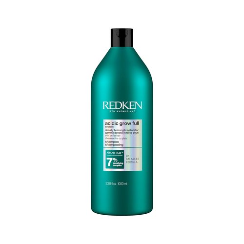 Redken Acidic Grow Full System Densifying Shampoo - Lightweight Shampoo for Fuller, Thicker-Looking Hair, Gentle Cleansing & Scalp Moisturizing, With Azelaic Acid