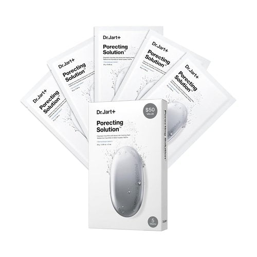 Dr.Jart+ Dermask Porecting Solution Charcoal Face Mask - Sheet Mask for Oily Skin | Korean Skincare
