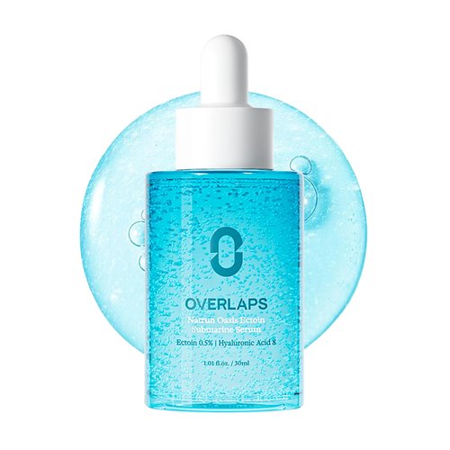 Ectoin Redness Soothing Serum by Overlaps - Lightweight Facial Serum for Blemish-Prone & Sensitive Skin | 8-Layer Hyaluronic Acid & Peptides | 1.01 fl. oz.