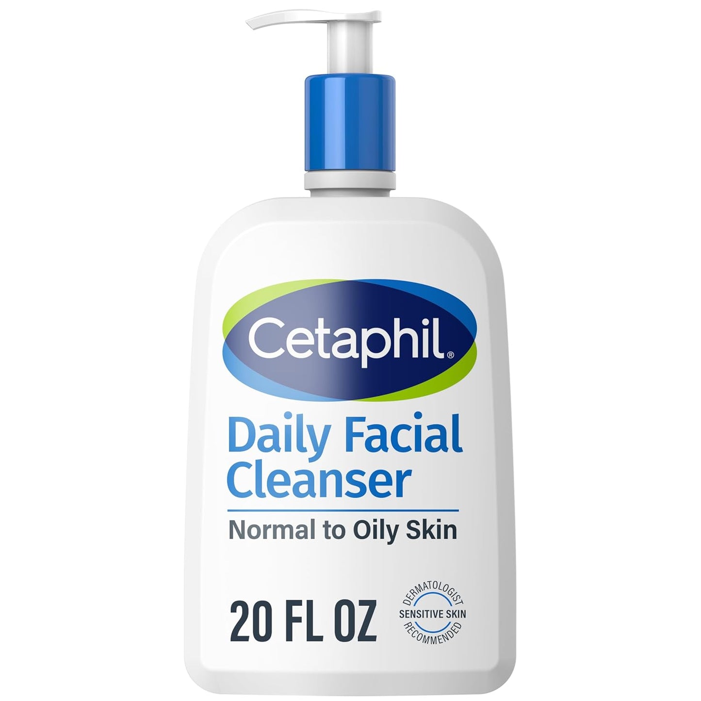 Cetaphil Daily Facial Cleanser - Gentle Foaming Face Wash for Sensitive Skin | 20 oz, Soap-Free, Hypoallergenic