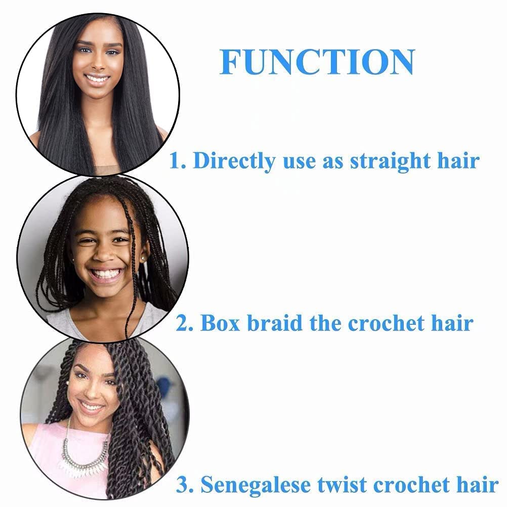 Burgundy Braiding Hair Pre Stretched 26 inch 3 packs Knotless EZ Braiding Hair Extensions Wine Red Synthetic Crochet Braid Hair Hot Water Setting Soft Yaki Texture (900#)