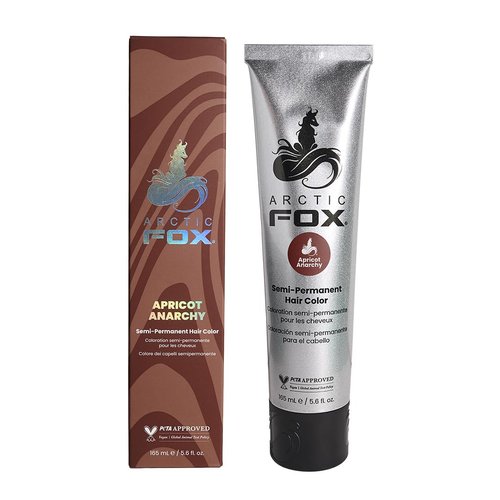 Arctic Fox Semi-Permanent Hair Dye - Apricot Anarchy | Vegan, Cruelty-Free, Ammonia-Free - 5.6 fl oz