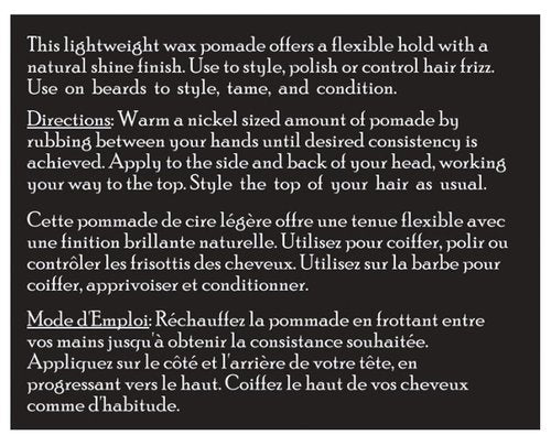 Brickell Men's Products Flexible Hold Wax Pomade - Natural & Organic Hair Styling | 2 Oz, Irritation-Free Shine