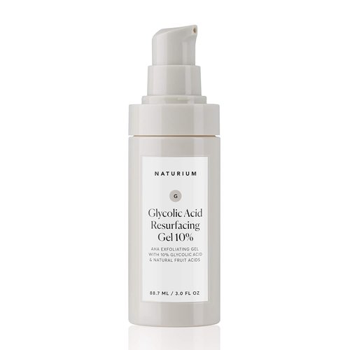Naturium Glycolic Acid Resurfacing Gel 10% - AHA Exfoliating Gel with Natural Fruit Acids | 3.0 oz