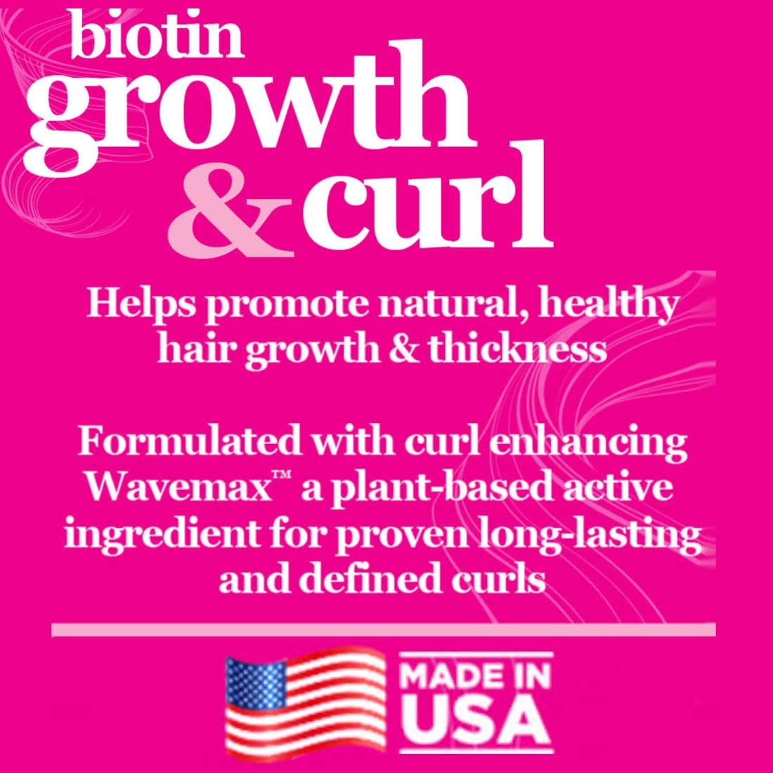 Difeel Biotin Hair Growth Oil - Premium Curl Enhancer, 2.5 oz for Nourished Hair