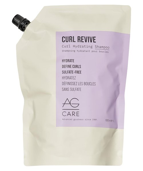 AG Care Curl Revive Shampoo - Hydrating Formula for Curly Hair | 33.8 Fl Oz
