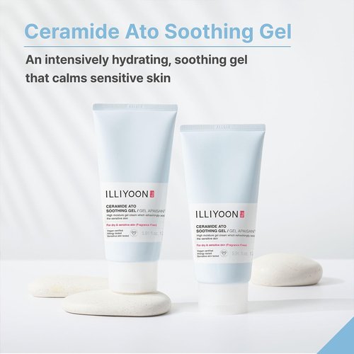 Illiyoon ATO Soothing Gel 5.91 Fl Oz - Hydrating Relief with ATO Lotion 2.29 Fl Oz