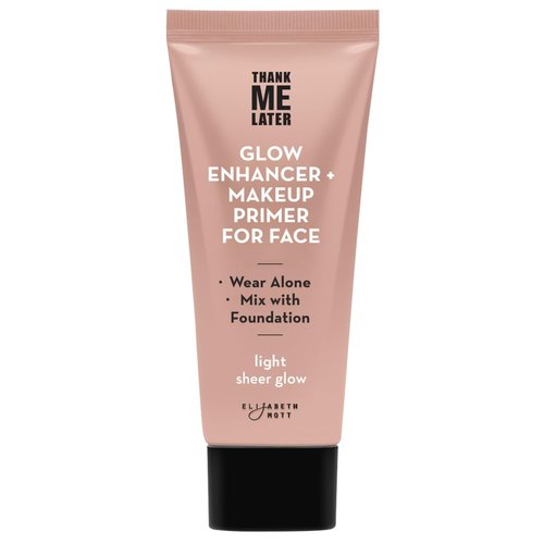 Elizabeth Mott Glow Enhancer & Primer - Illuminating Makeup Base for Radiant Skin | Lightweight, Vegan, 30g