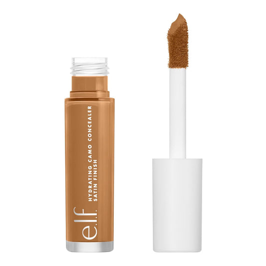 e.l.f. Hydrating Camo Concealer - Full-Coverage Formula for Blemishes & Under-Eye Circles | Vegan, Deep Chestnut