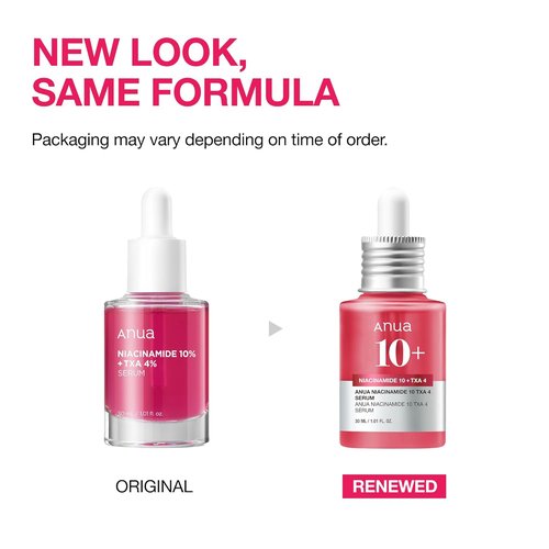 Anua Niacinamide 10 + TXA 4 Serum - Dark Spot Care & Hydration for Glass Skin | 1.01 fl. oz